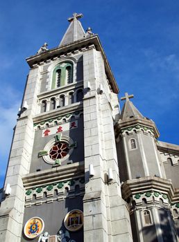 The Holy Rosary Cathedral in Kaohsiung, Taiwan built in 1865
