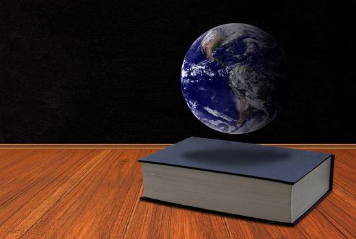 Education concept, knowledge management, electronic online learning, Elements of this Image Furnished by NASA