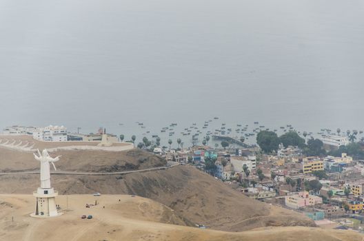 View from the top of the Morro Solar in Chorrillos - Lima
