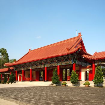 The gate to the Confucius Temple in Taiwan