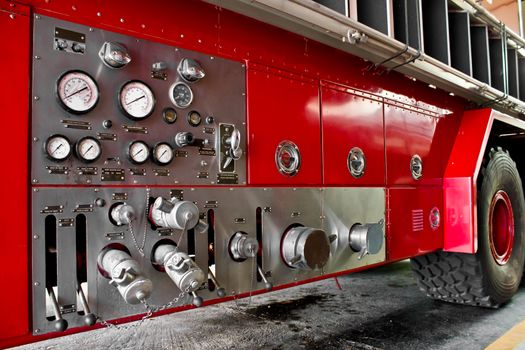 valve main control Fire truck car firefighter rescue