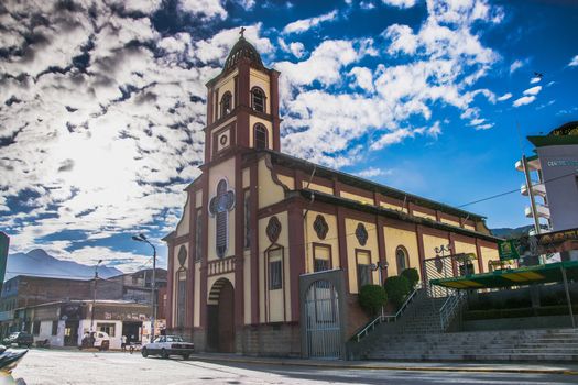 Matriz de la Merced church located in the main square of Chanchamayo, Junin - Peru