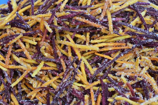  Sweet Cassava crips & sweet taro crisps, soft light