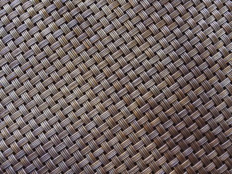Basketry pattern texture background. Brown rattan pattern background.
