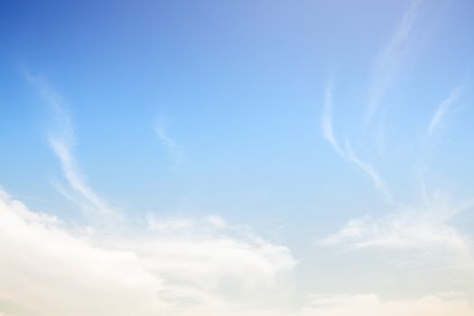 Blue sky background 