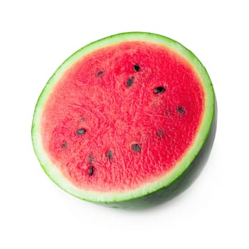 Sliced of watermelon isolated on a white background.