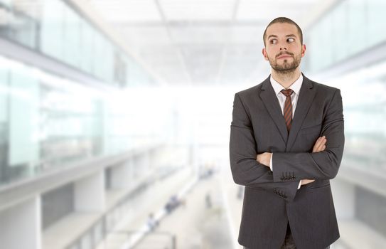 young business man portrait at the office