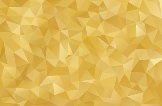 Gold sparkle glitter abstract vector geometric triangle texture background for business card and web backdrop. Colorful magic pattern.