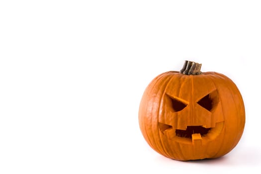 Halloween pumpkin isolated on white background