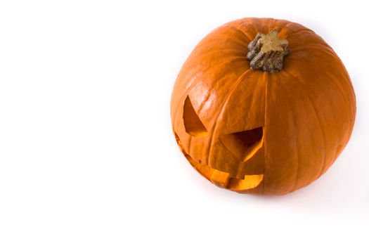 Halloween pumpkin isolated on white background