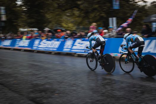 The UCI Cycling event from 2019 in Harrogate and Yorkshire, England