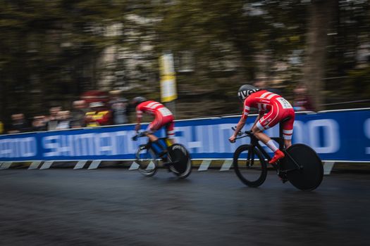 The UCI Cycling event from 2019 in Harrogate and Yorkshire, England