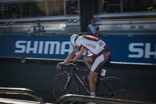 The UCI Cycling event from 2019 in Harrogate and Yorkshire, England