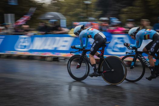 The UCI Cycling event from 2019 in Harrogate and Yorkshire, England