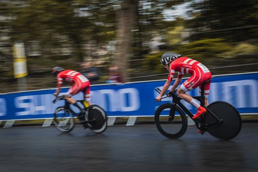 The UCI Cycling event from 2019 in Harrogate and Yorkshire, England