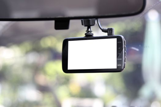 Car front camera recorder for recording various events while driving.