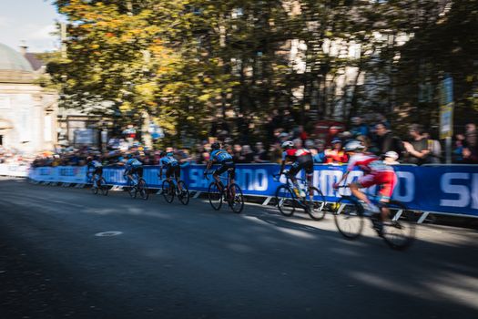 The UCI Cycling event from 2019 in Harrogate and Yorkshire, England