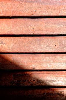 Wood Wall with Sun Light.