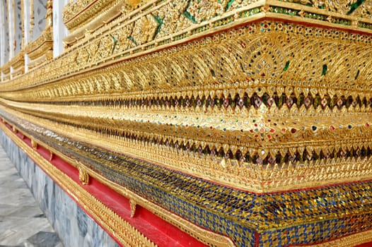 Golden Ornament Church at Wat Arun Temple.
