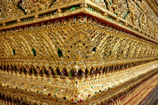 Golden Ornament Church at Wat Arun Temple.