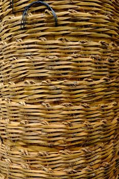 Close up Wicker Baskets.