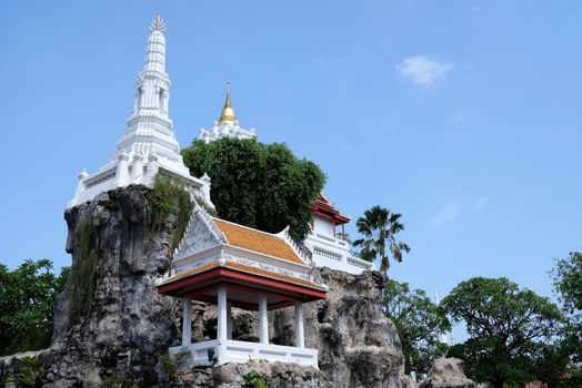 Kao Mo Garden in front of Wat Prayoon Temple, Bangkok Thailand.