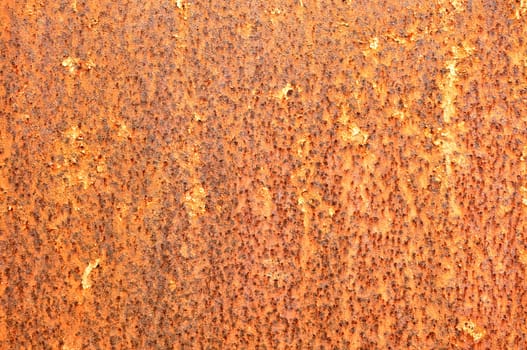 Red Rusty Metal Background.