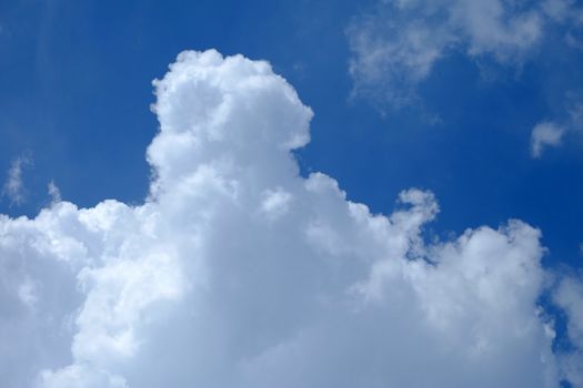 Blue Sky with Cloud Background.