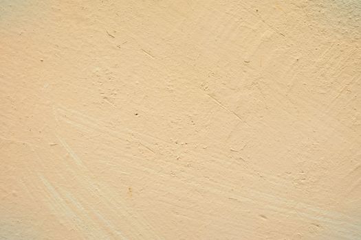 Beige Paint on Concrete Wall Background.