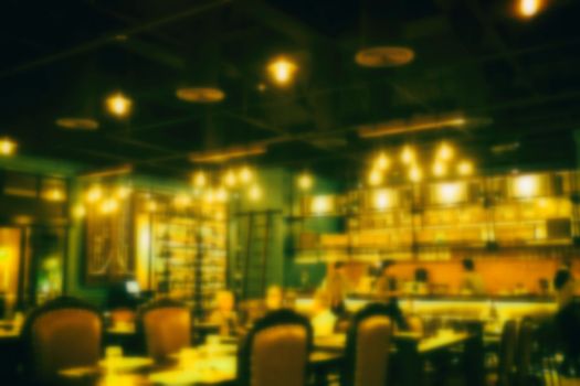 Blurred Restaurant Background.