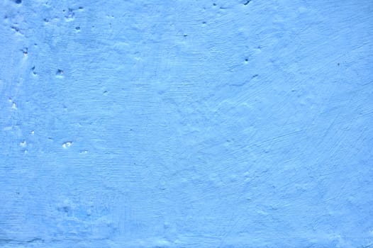 Blue Painting Grunge Concrete Wall Background.
