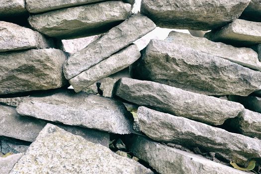 Stone Fence Background.