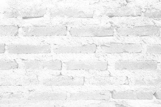 White Brick Wall Background.