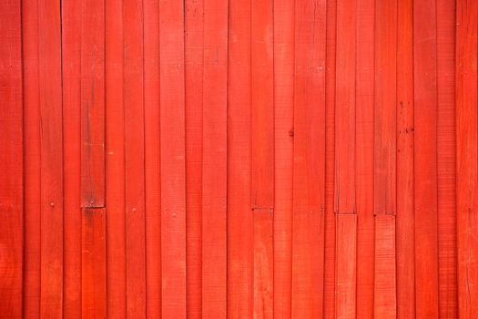 Red Wooden Wall Background.