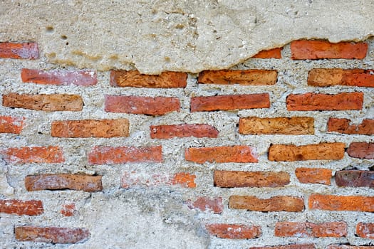 Old Brick Wall Texture Background.