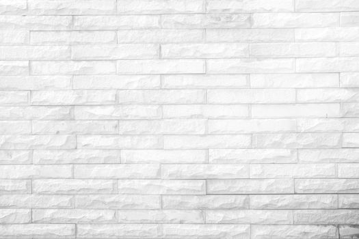 White Brick Wall Texture Background.