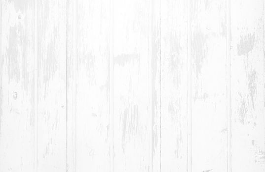 White Wooden Wall Background.