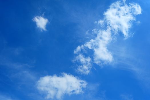 Blue Sky with Cloud Background.