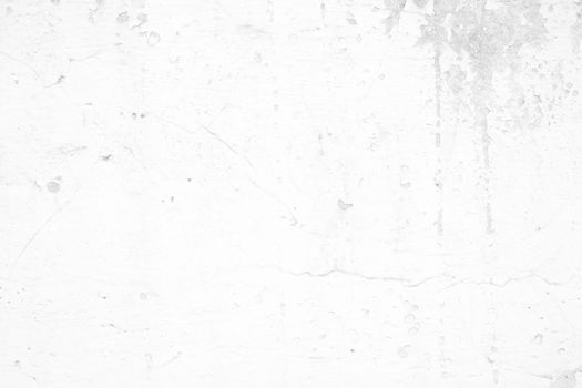 White Grunge Painted Concrete Wall Texture Background.