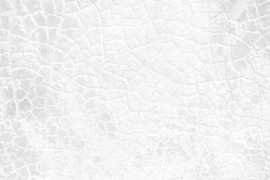 White Crack Concrete Wall Texture Background.