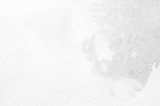 Unfinished White Painting on Concrete Wall Texture Background.