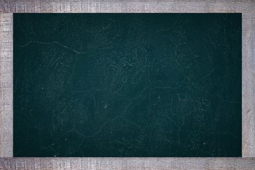 Chalkboard Background with Wooden Frame.