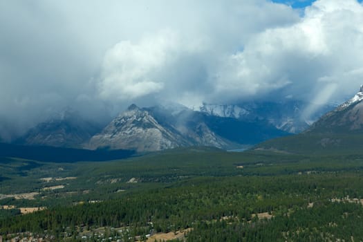 Mount Rundle view from Tunnel Mountain Trail, Banff National Park, Canada