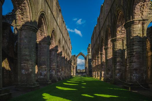 Fountains Abbey in Yorkshire