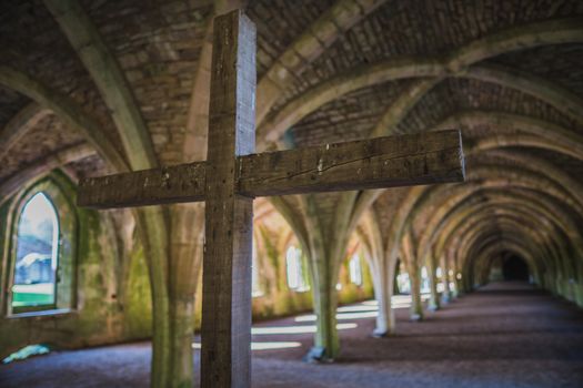 Fountains Abbey in Yorkshire