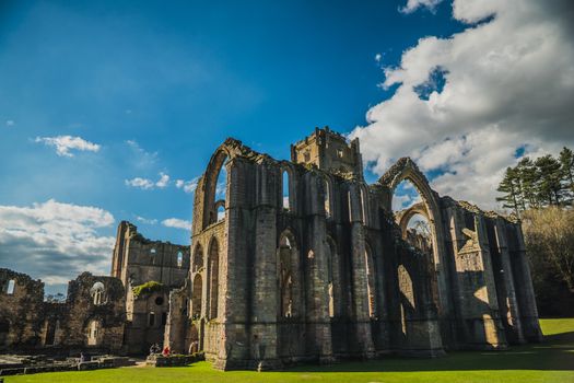 Fountains Abbey in Yorkshire