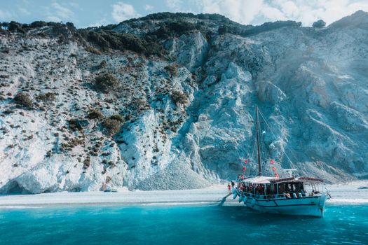 The beautiful Skiathos Coast in Greece