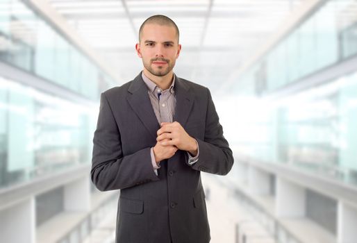 happy business man portrait at the office