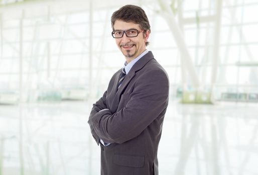 young business man portrait at the office