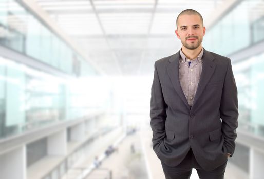 happy business man portrait at the office